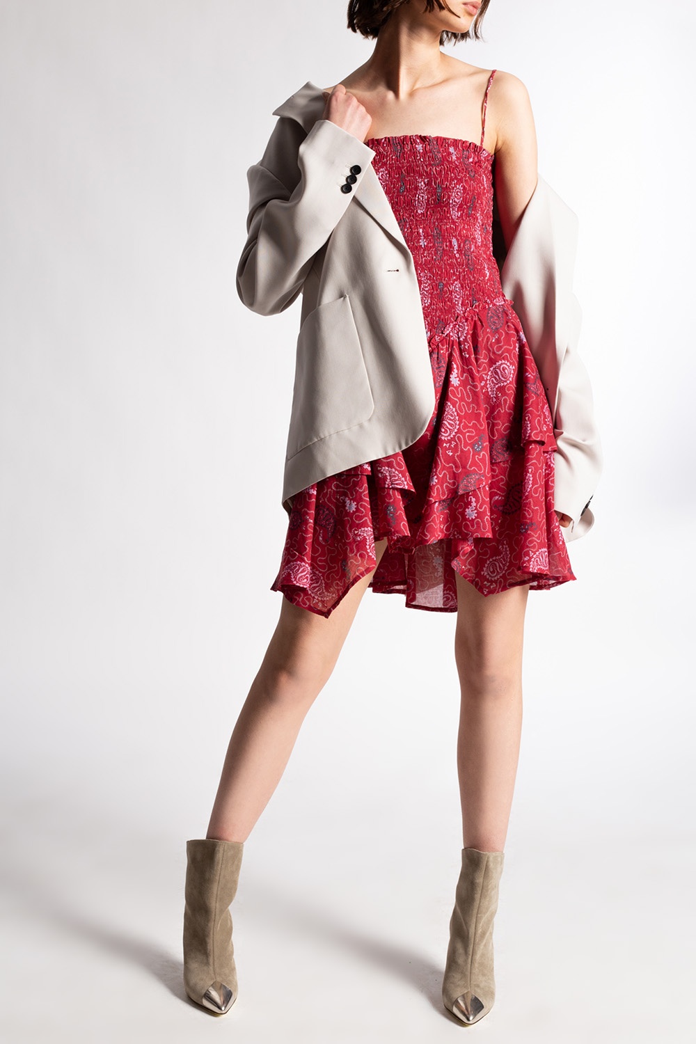 Patterned slip dress Isabel Marant Etoile - silk bandana